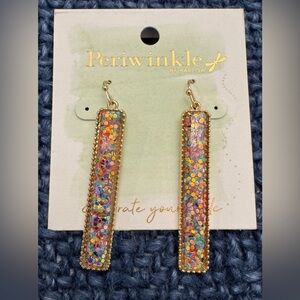 ❇️ Periwinkle by Barlow Colorful Confetti Earrings 🎊